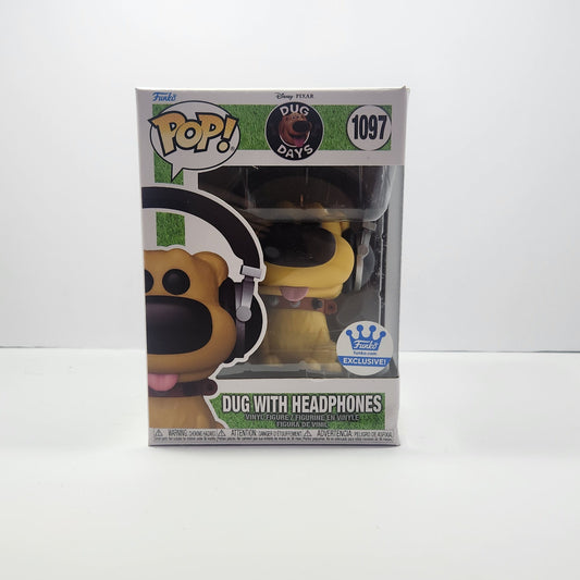 Dug with Headphones Funko Exclusive #1097 Damaged Box