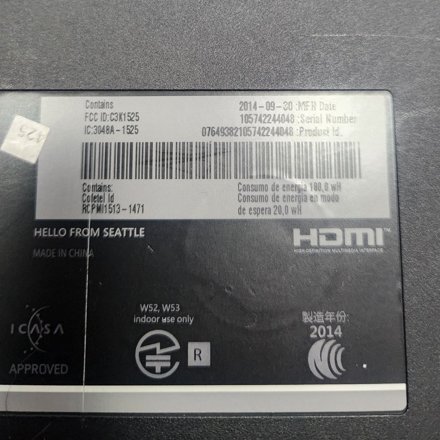 Xbox One 1540 500gb w/controller