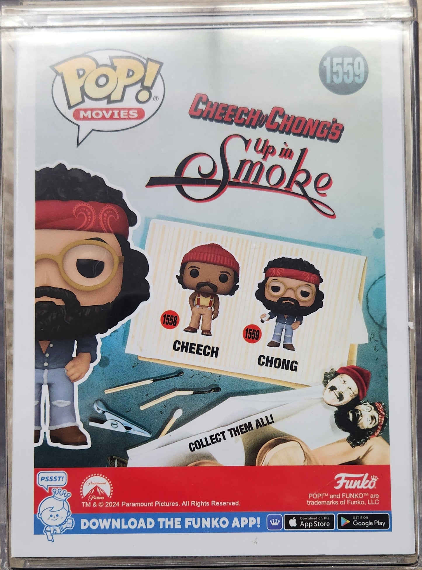 Tommy Chong Signed Funko #1559