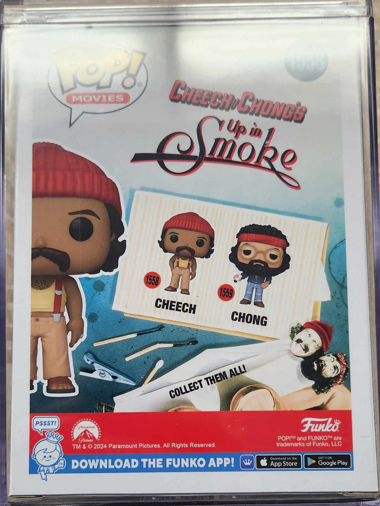 Cheech Marin Signed Funko #1558
