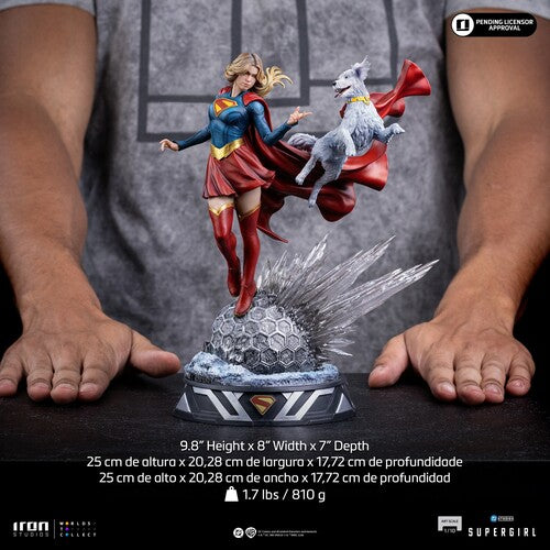 Supergirl: Woman of Tomorrow - Art Scale 1/10 - Supergirl & Krypto Statue