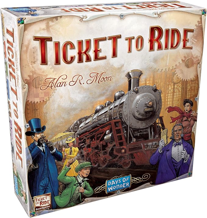 Ticket to Ride Board Game - A Cross-Country Train Adventure for Friends and Family!