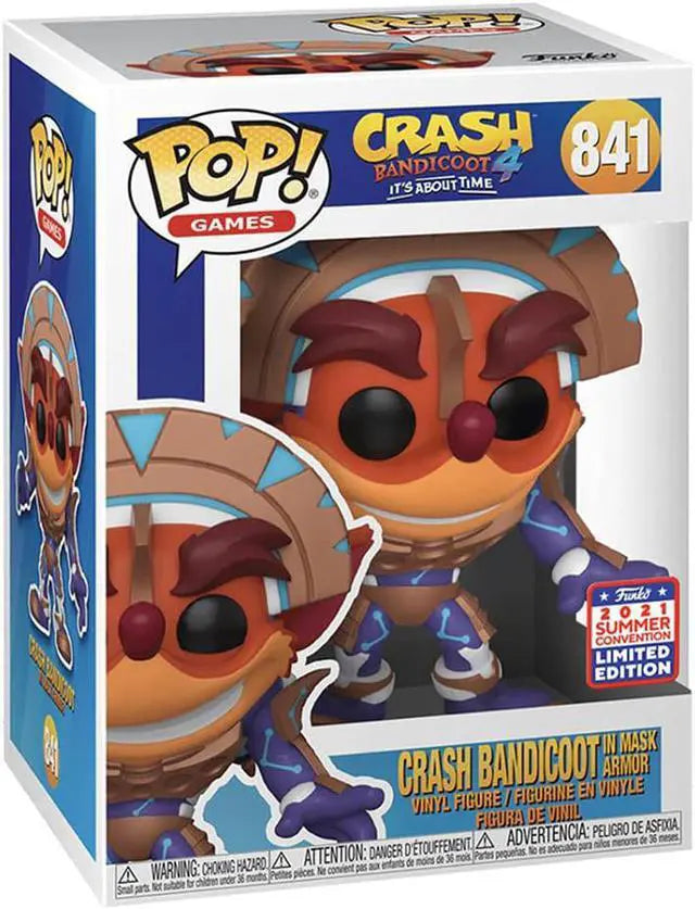 Crash Bandicoot in Mask Armor 2021 Summer Convention Funko #841