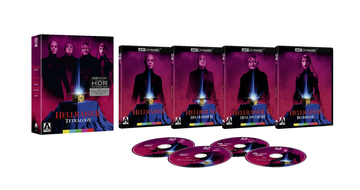 Hellraiser Tetralogy (Arrow Video) (4K UHD)