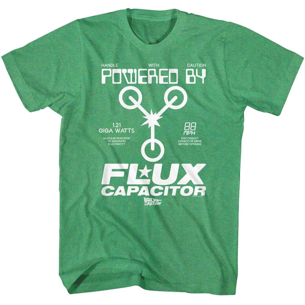 Back to the Future Powered By Flux Tee