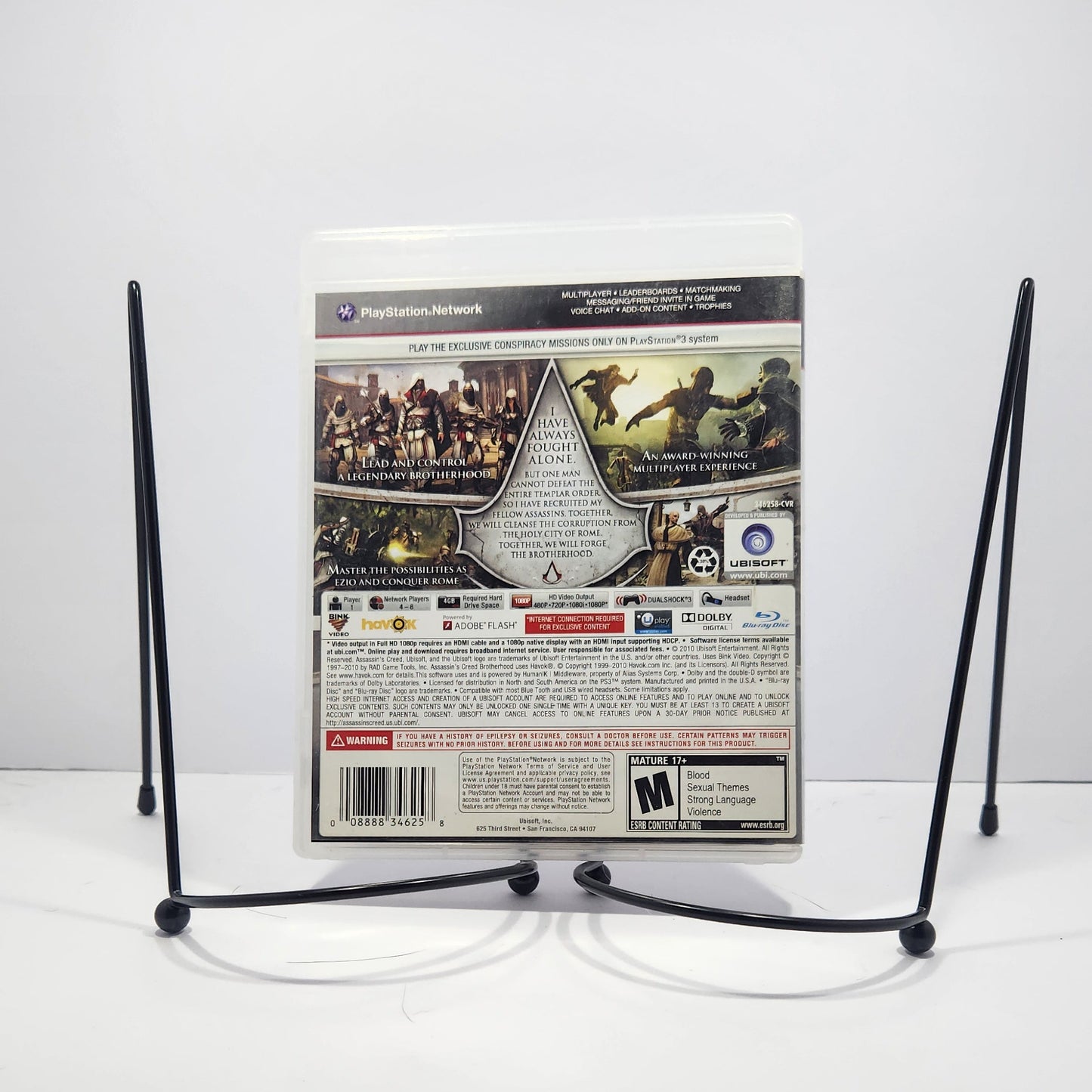 Assassin's Creed Brotherhood CIB (Playstation 3, 2010)