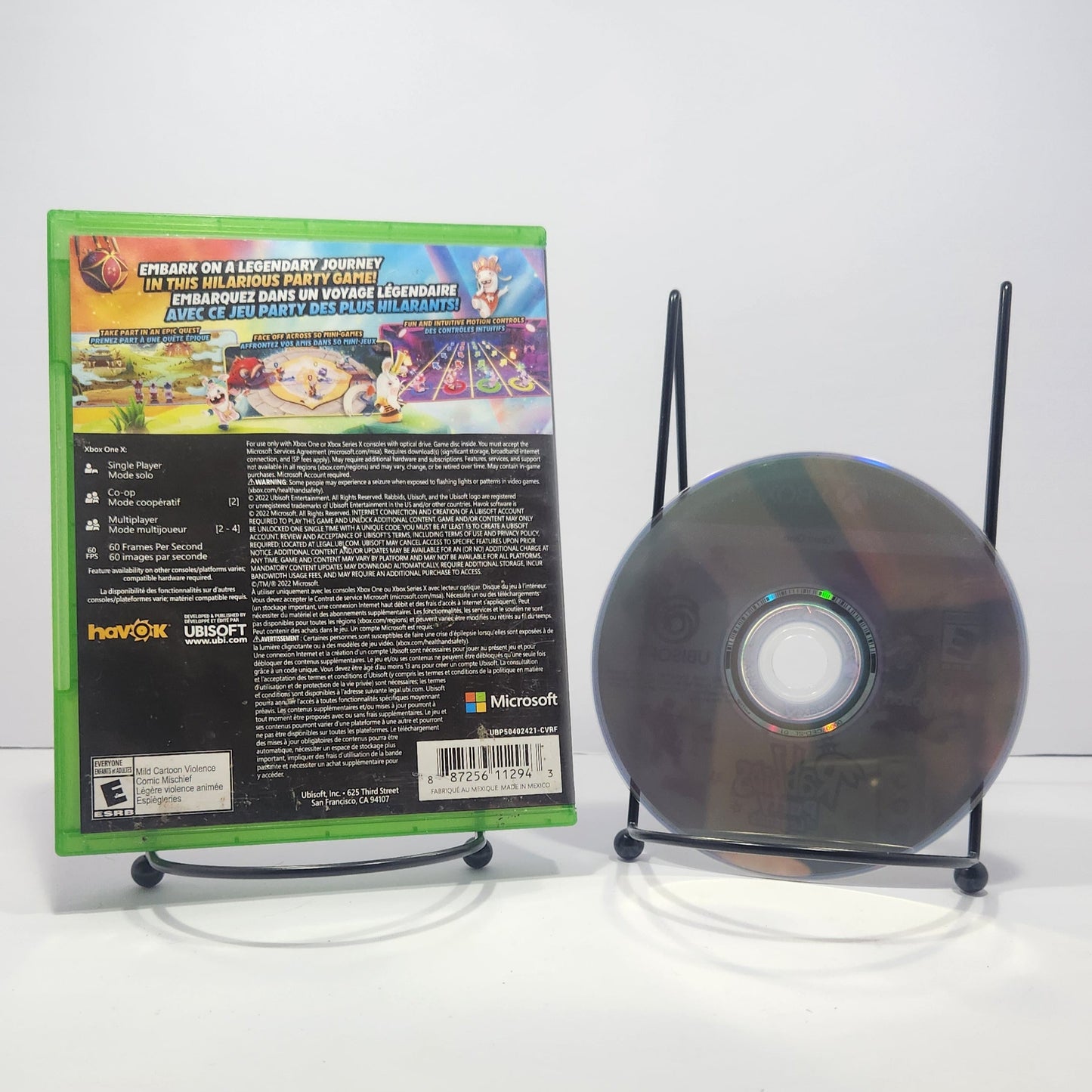 Rabbids Party of Legends (Xbox One, 2022) Damaged Label