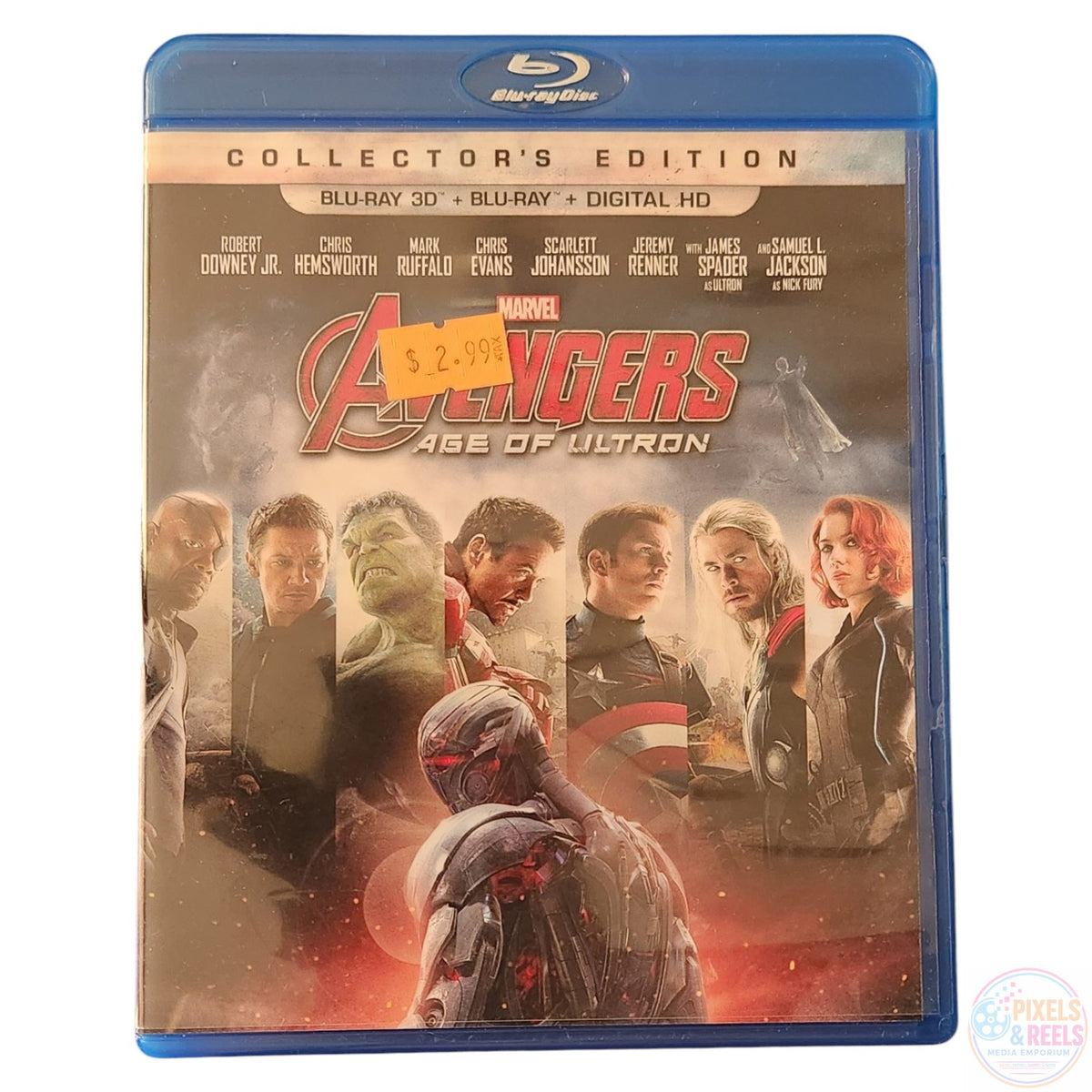 Marvel's Avengers: Age of Ultron (Blu-ray 3D+Blu-ray, 2015)
