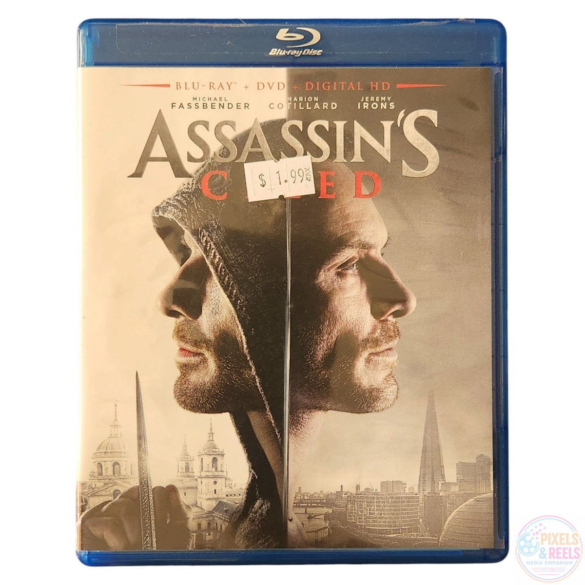 Assassin's Creed (Blu-ray+DVD, 2016)