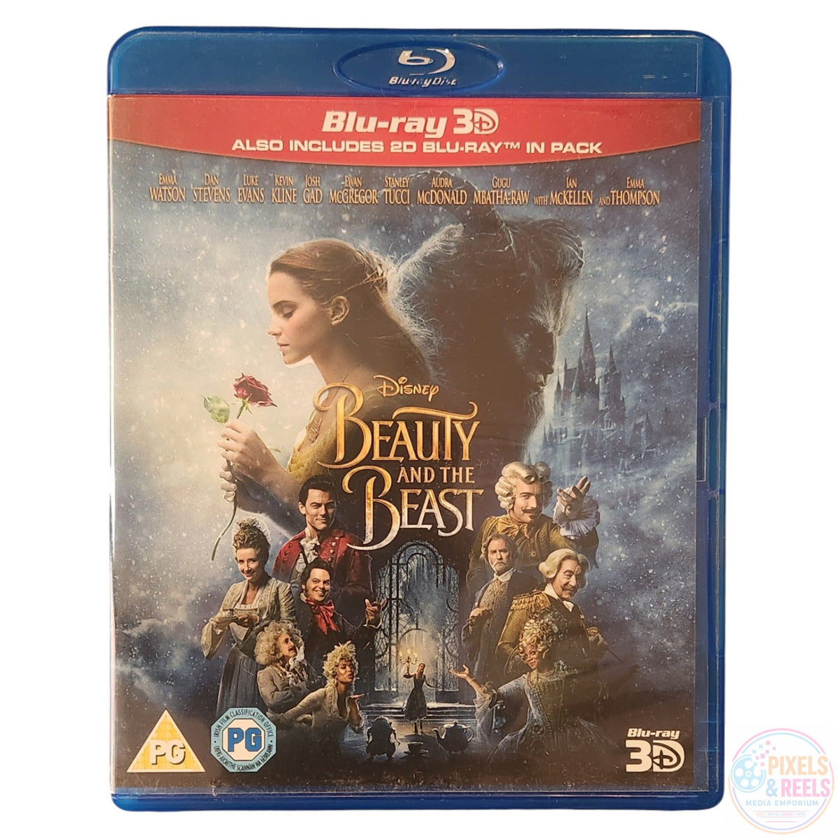 Beauty And The Beast (Blu-ray 3D, 2017) Region Free