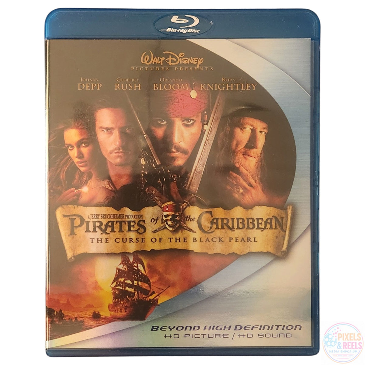 Pirates of the Caribbean: The Curse of the Black Pearl (Blu-ray, 2003)