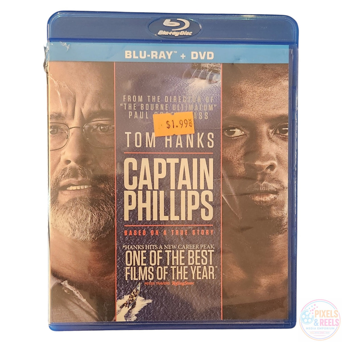 Captain Phillips (Blu-ray+DVD, 2013)