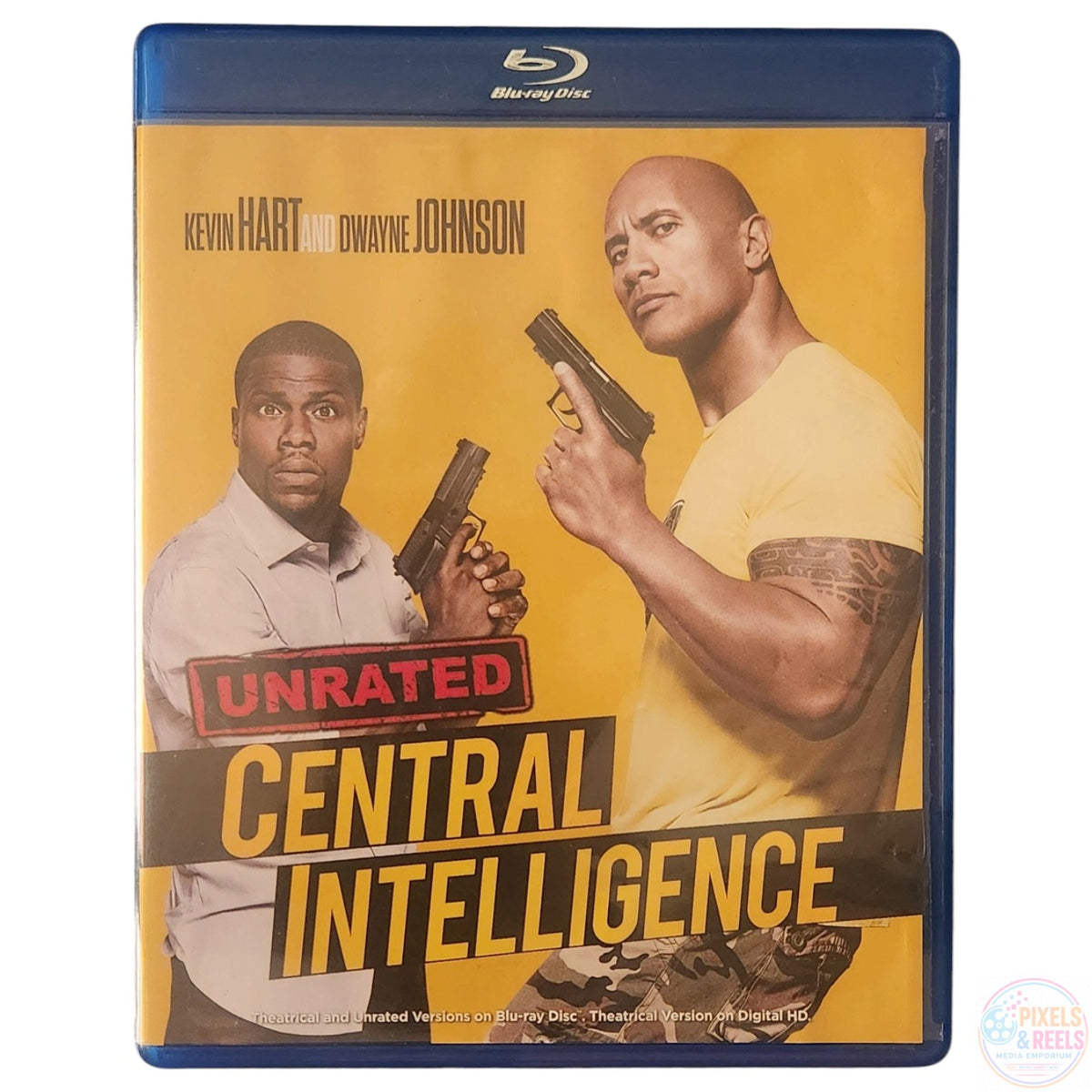 Central Intelligence (Blu-ray+DVD, 2016, Unrated)