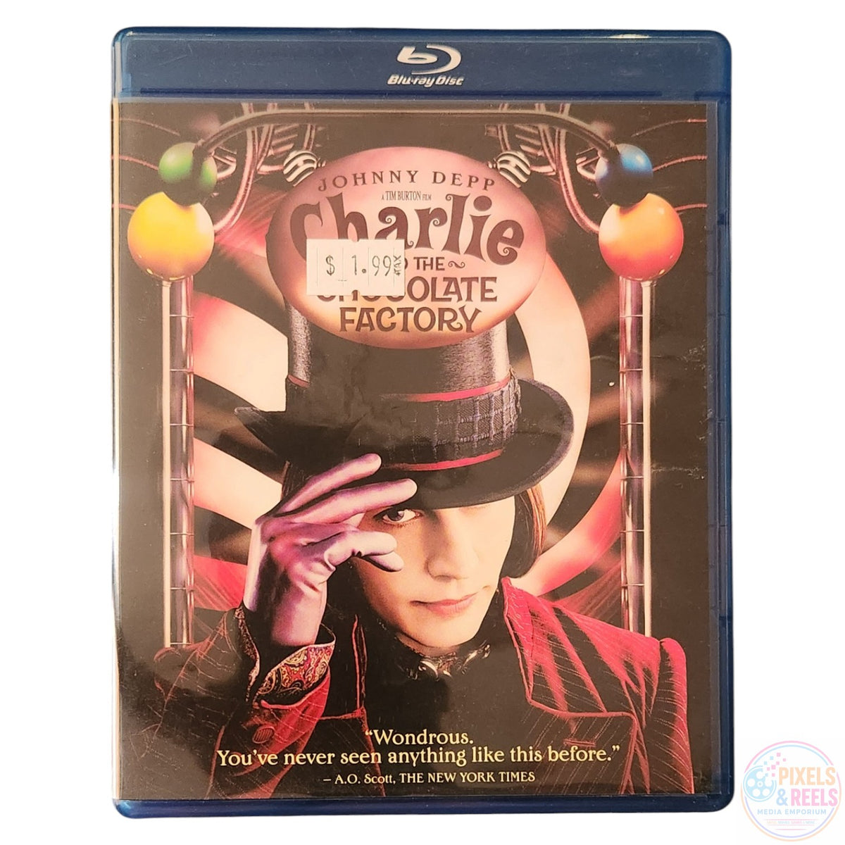Charlie and the Chocolate Factory (Blu-ray, 2005)