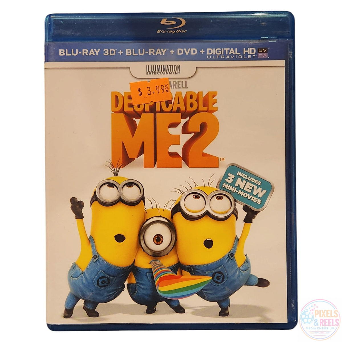 Despicable Me 2 3D (Blu-ray/DVD 3-Disc Set 2013)