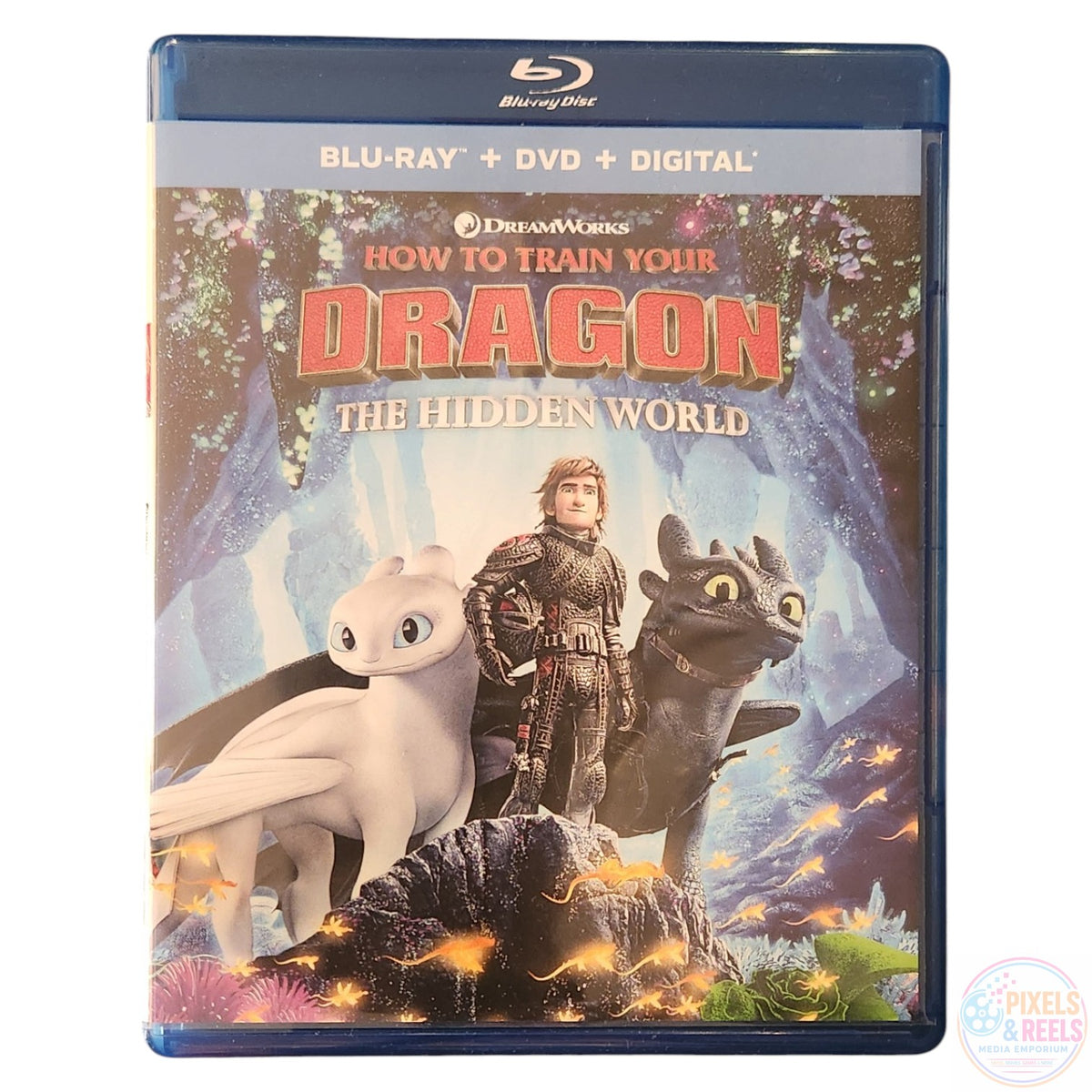 How to Train Your Dragon: The Hidden World (Blu-ray+DVD, 2019)