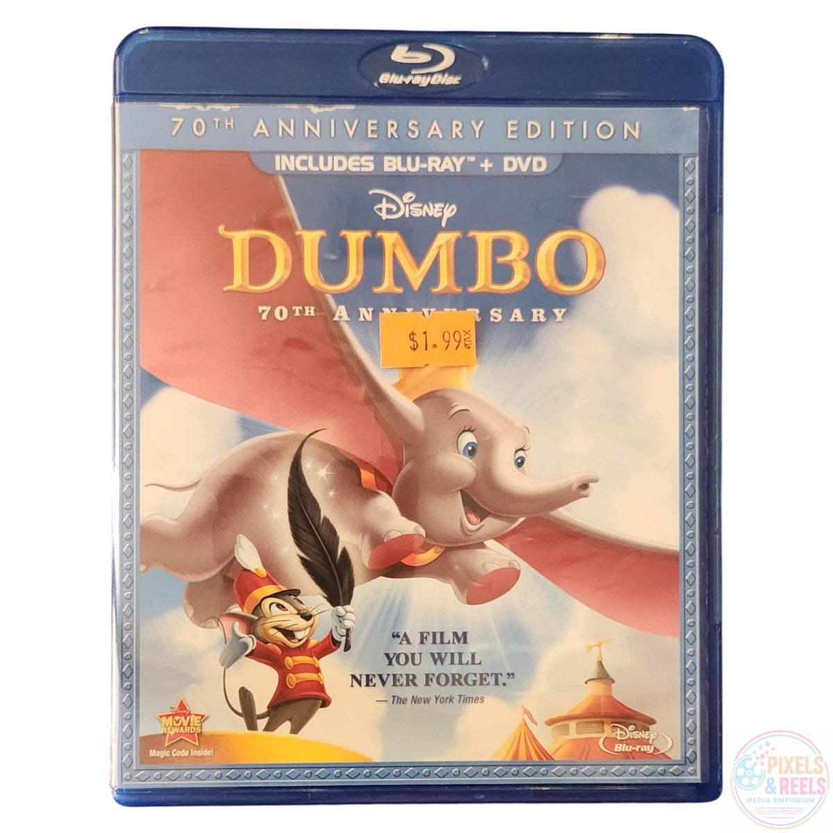 Dumbo 70th Anniversary (Blu-ray+DVD, 1941)