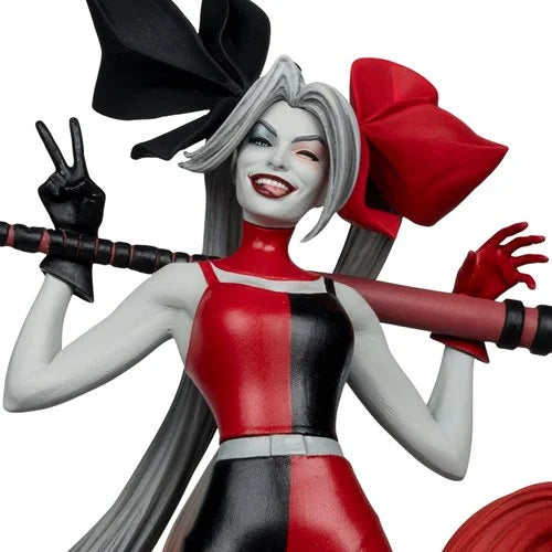 McFarlane Toys - DC Direct - 1:10 Scale Resin Statue - Harley Quinn by Alex Garner (Harley Quinn: Red, White & Black)