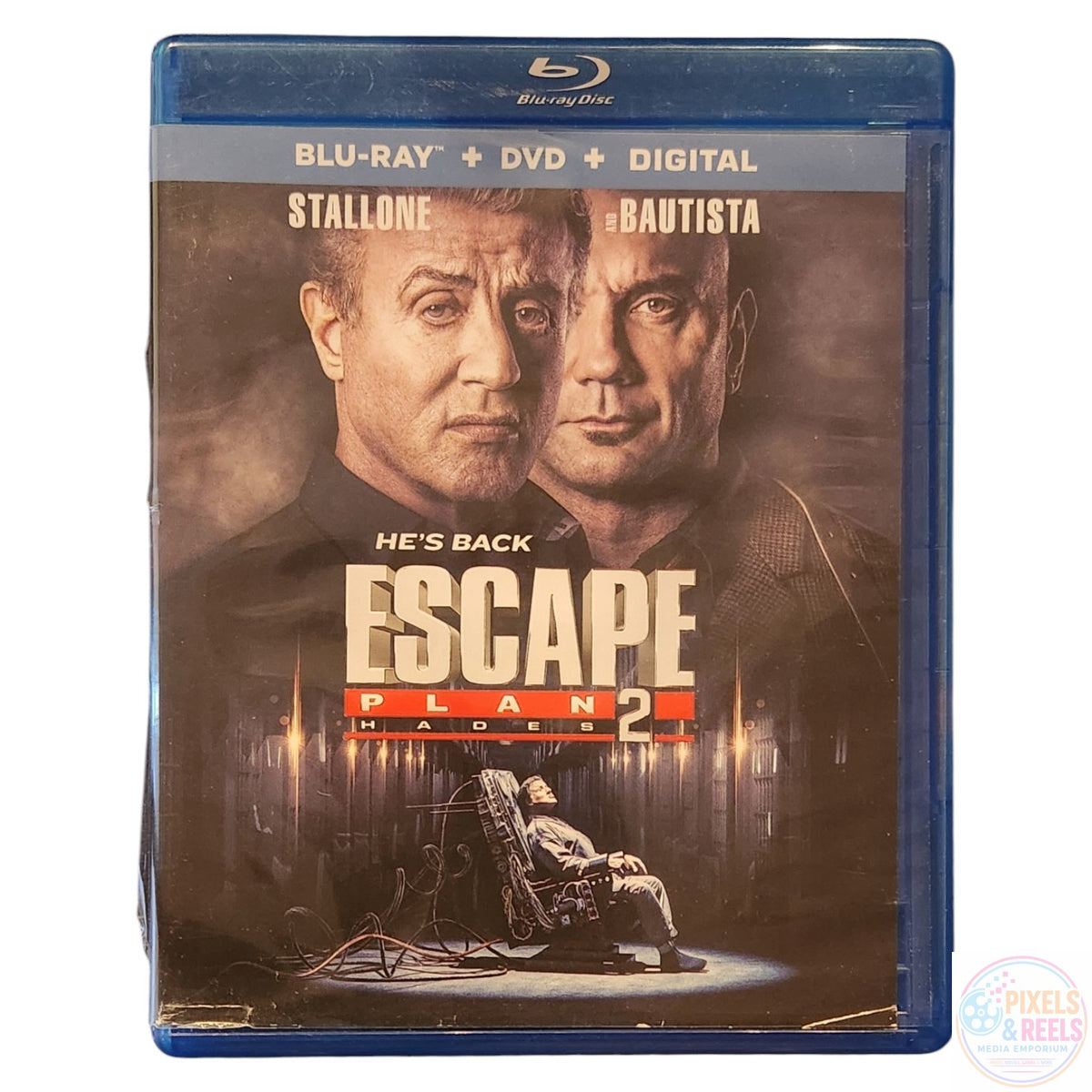 Escape Plan 2: Hades (Blu-ray+DVD, 2018)