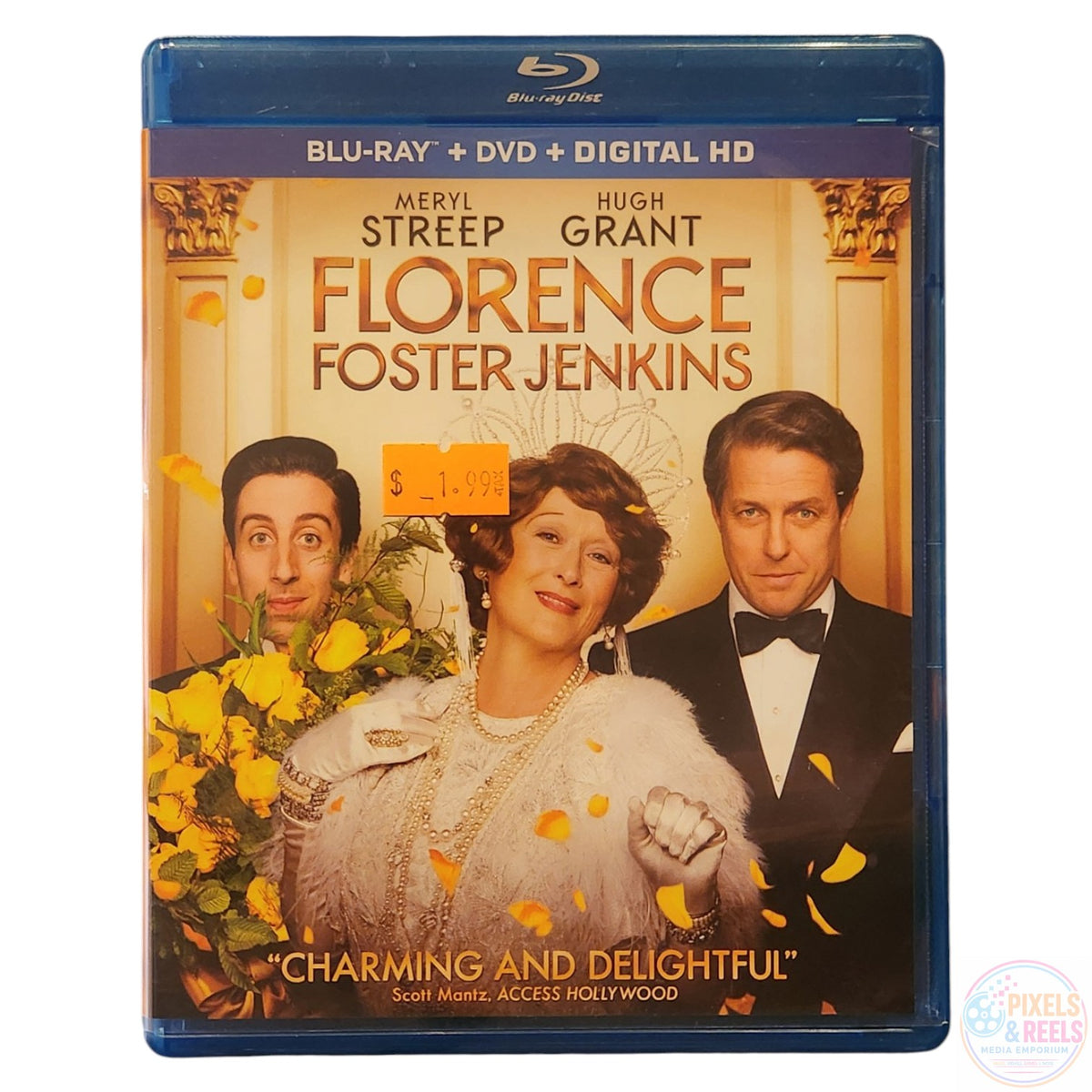 Florence Foster Jenkins (Blu-ray+DVD, 2016)
