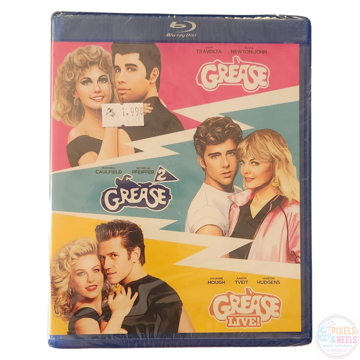 Grease-Grease 2-Grease Live! 3 Movie Collection Blu-ray