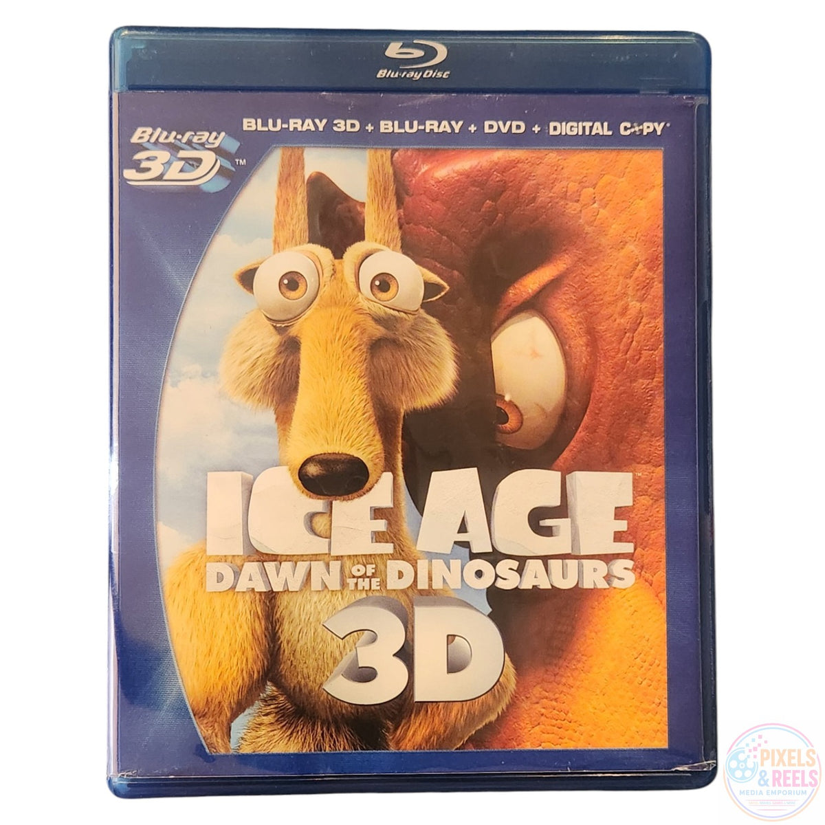 Ice Age: Dawn of the Dinosaurs (3D Blu-ray, Blu-ray , DVD, 2009)
