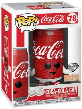 Coca-Cola Can Diamond Collection Box Lunch Exclusive Funko #78