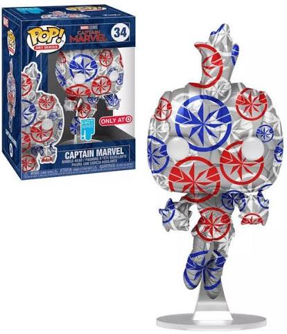 Captain Marvel Art Series Funko #34