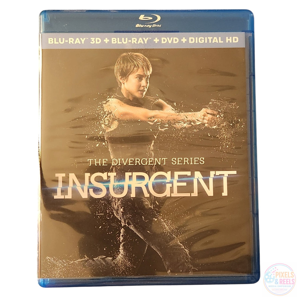 The Divergent Series: Insurgent (Blu-ray 3D+Blu-ray+DVD, 2015)