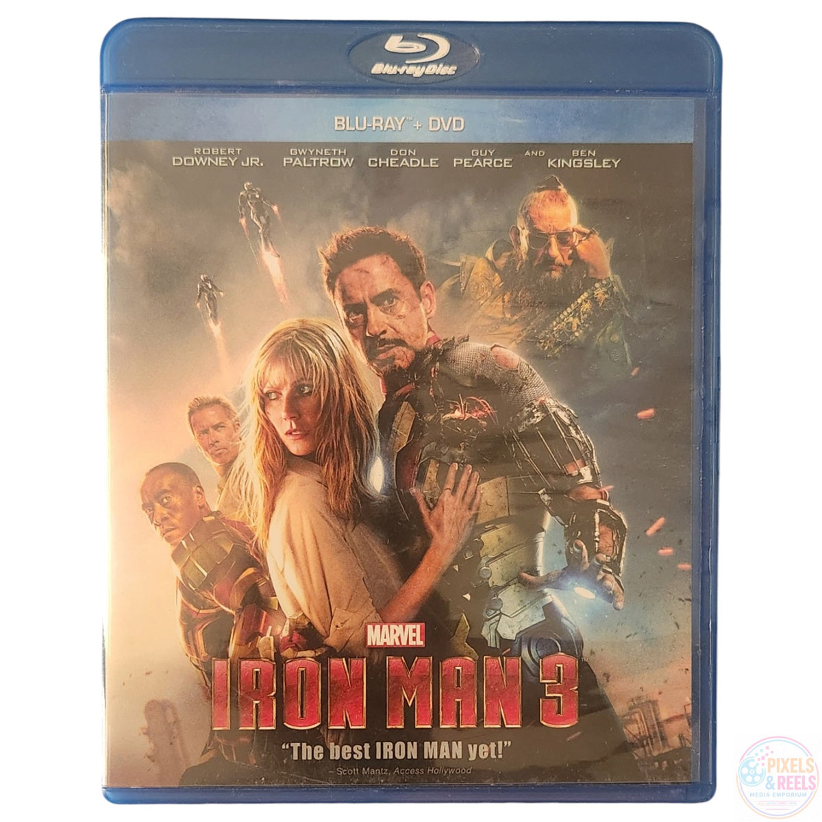 Iron Man 3 (Blu-ray/DVD, 2013)