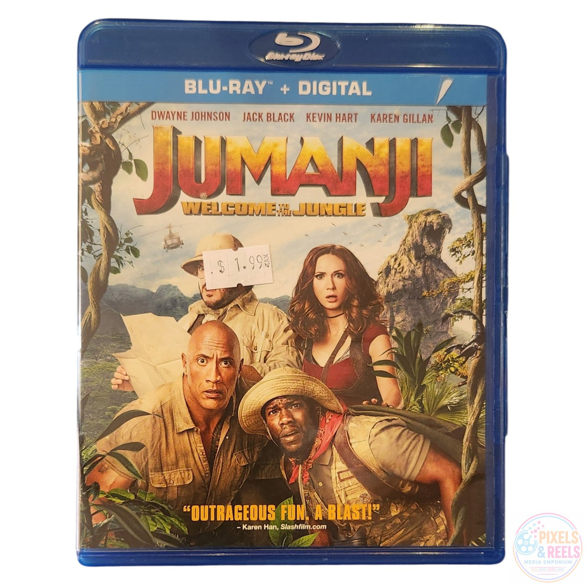 Jumanji: Welcome to the Jungle (Blu-ray, 2018)