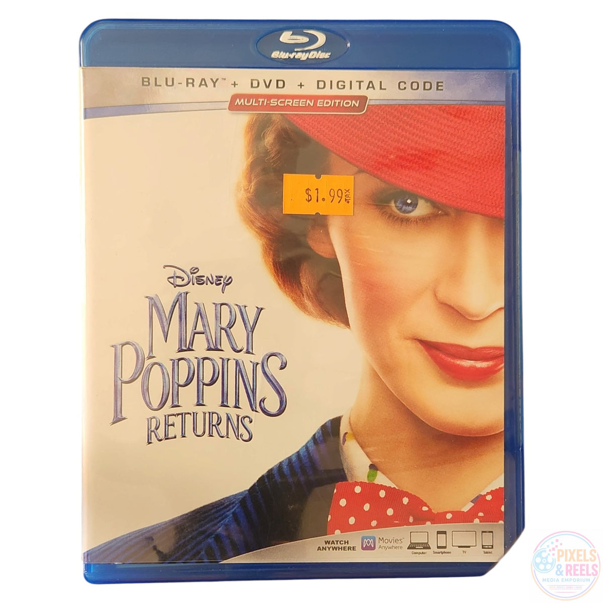 Mary Poppins Returns (Blu-ray+DVD, 2018)