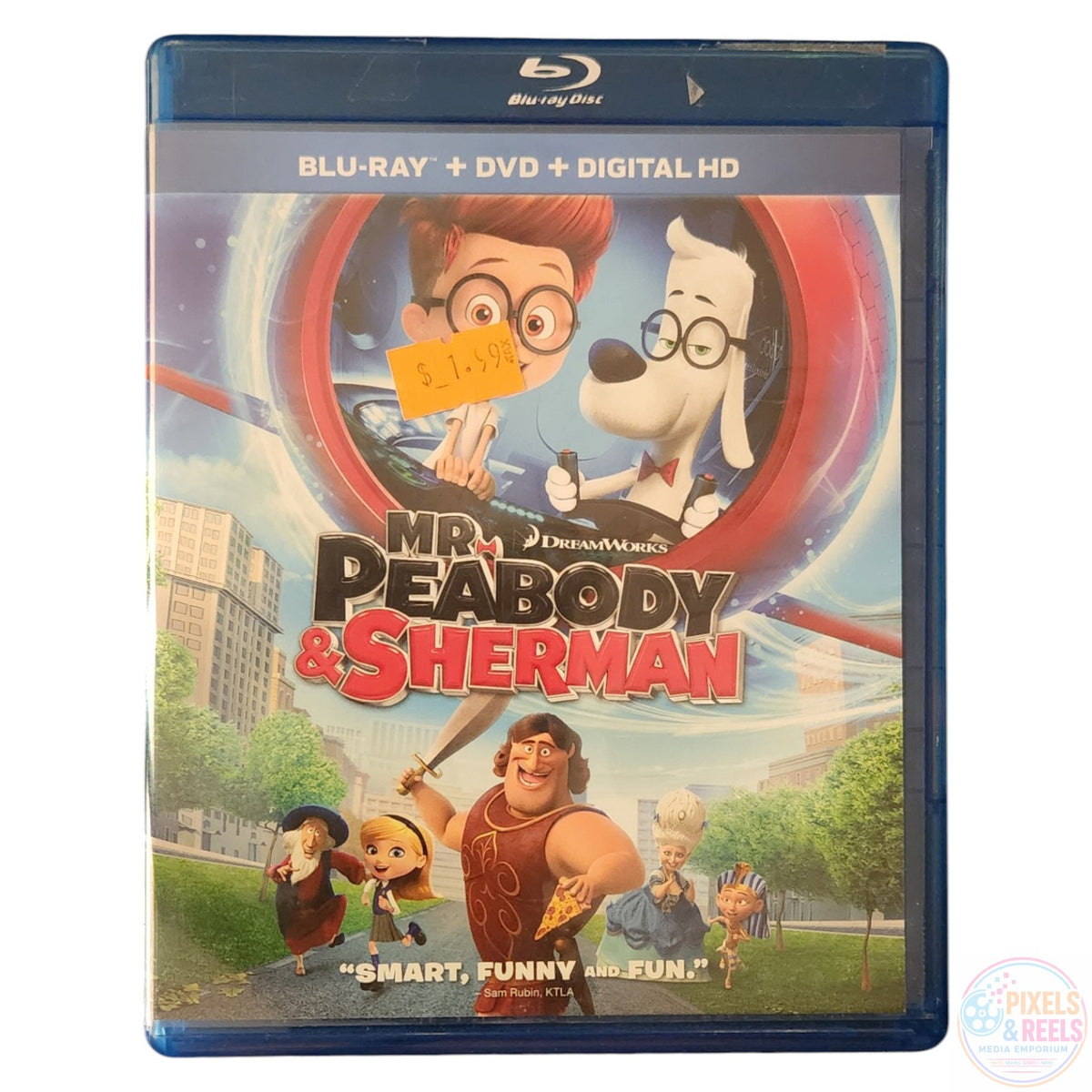 Mr. Peabody Sherman (Blu-ray+DVD, 2014)