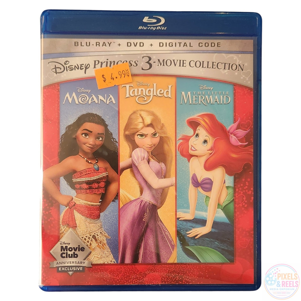 Disney Princess 3-Movie Collection (Blu-ray+DVD)