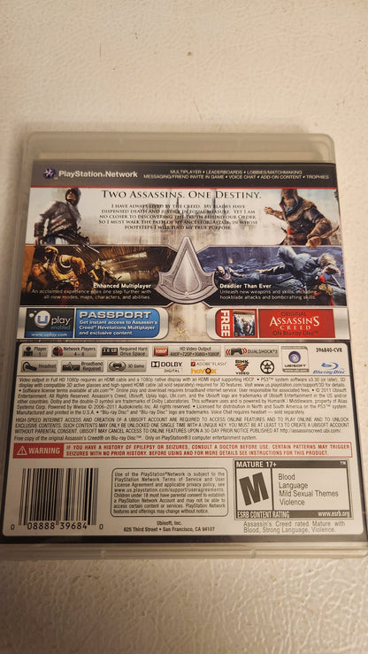 Assassin's Creed: Revelations -- Signature Edition (PlayStation 3 PS3, 2011)