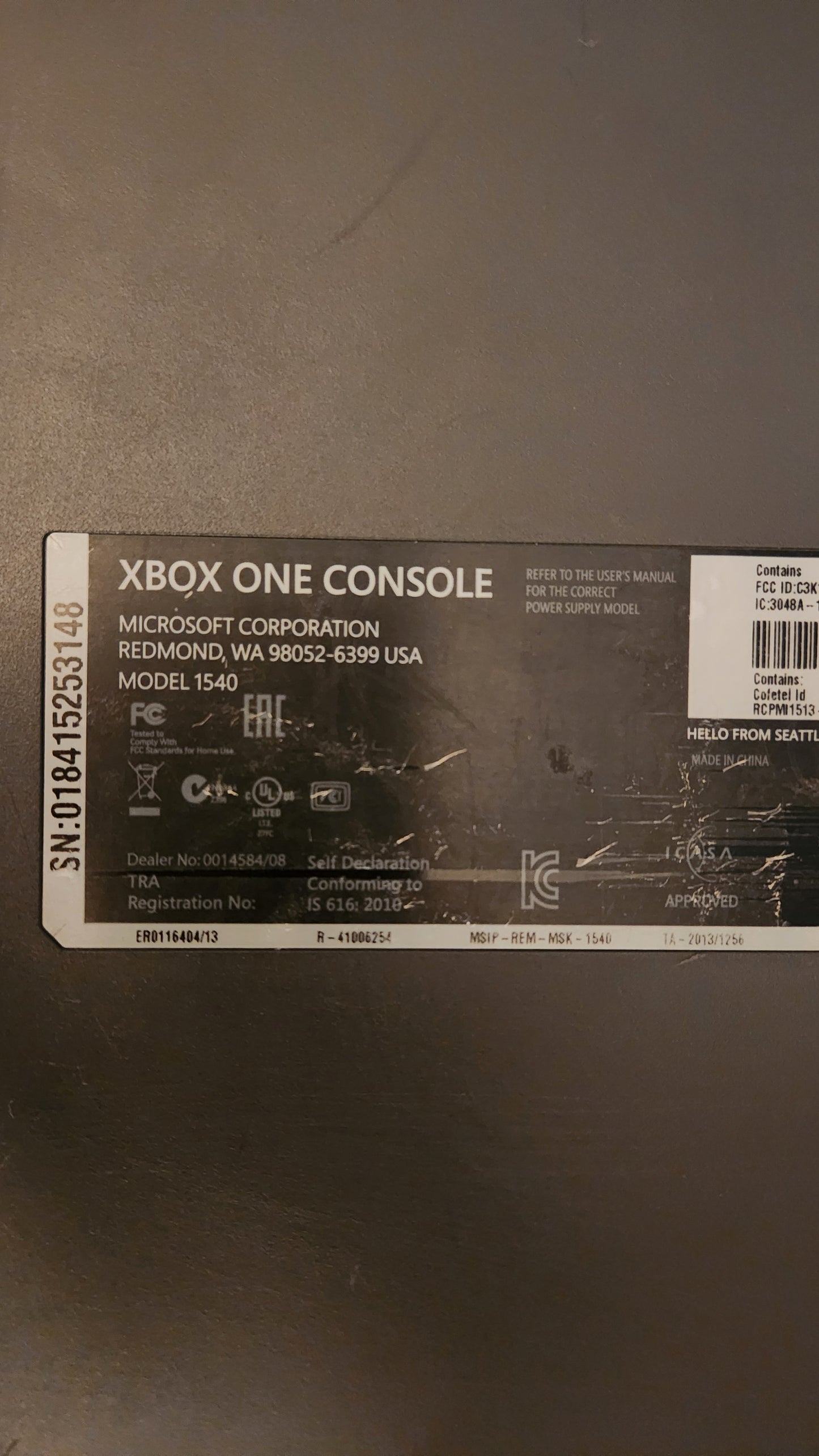 Xbox One Halo 5: Guardians Limited Edition Console + Game + Controller READ