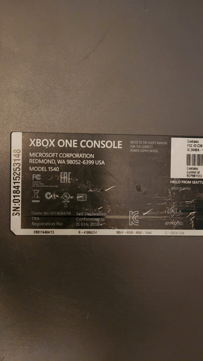 Xbox One Halo 5: Guardians Limited Edition Console + Game + Controller READ