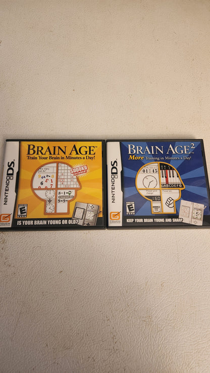 Brain Age & Brain Age 2 (Nintendo DS)