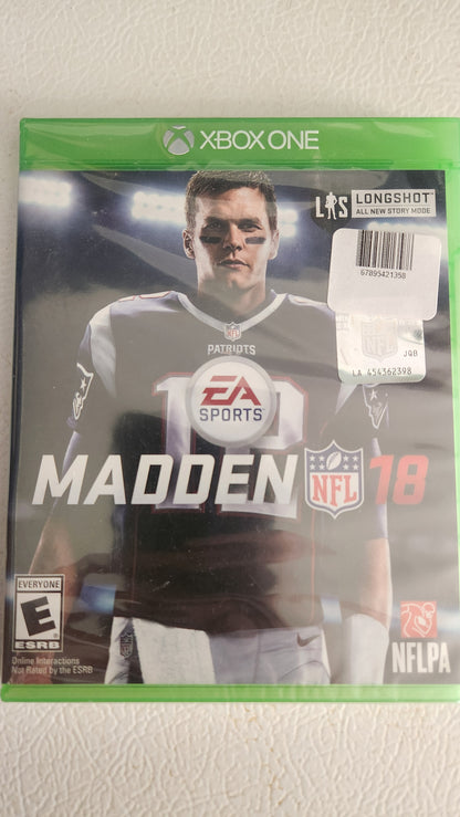Madden NFL 18 (Microsoft Xbox One, 2017)
