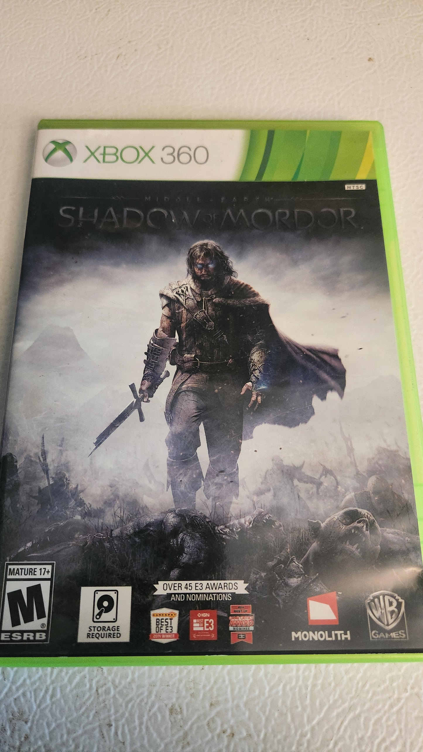 Middle Earth: Shadow of Mordor (Xbox 360) No Manual