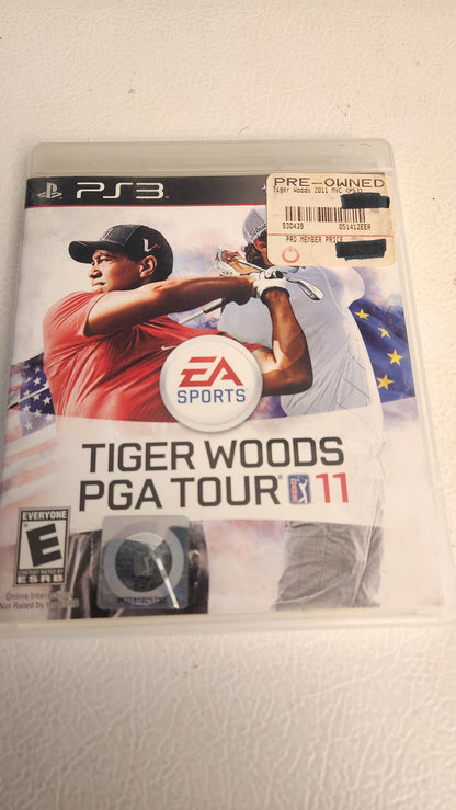 Tiger Woods PGA Tour 11 (PlayStation 3 PS3, 2010) NO MANUAL