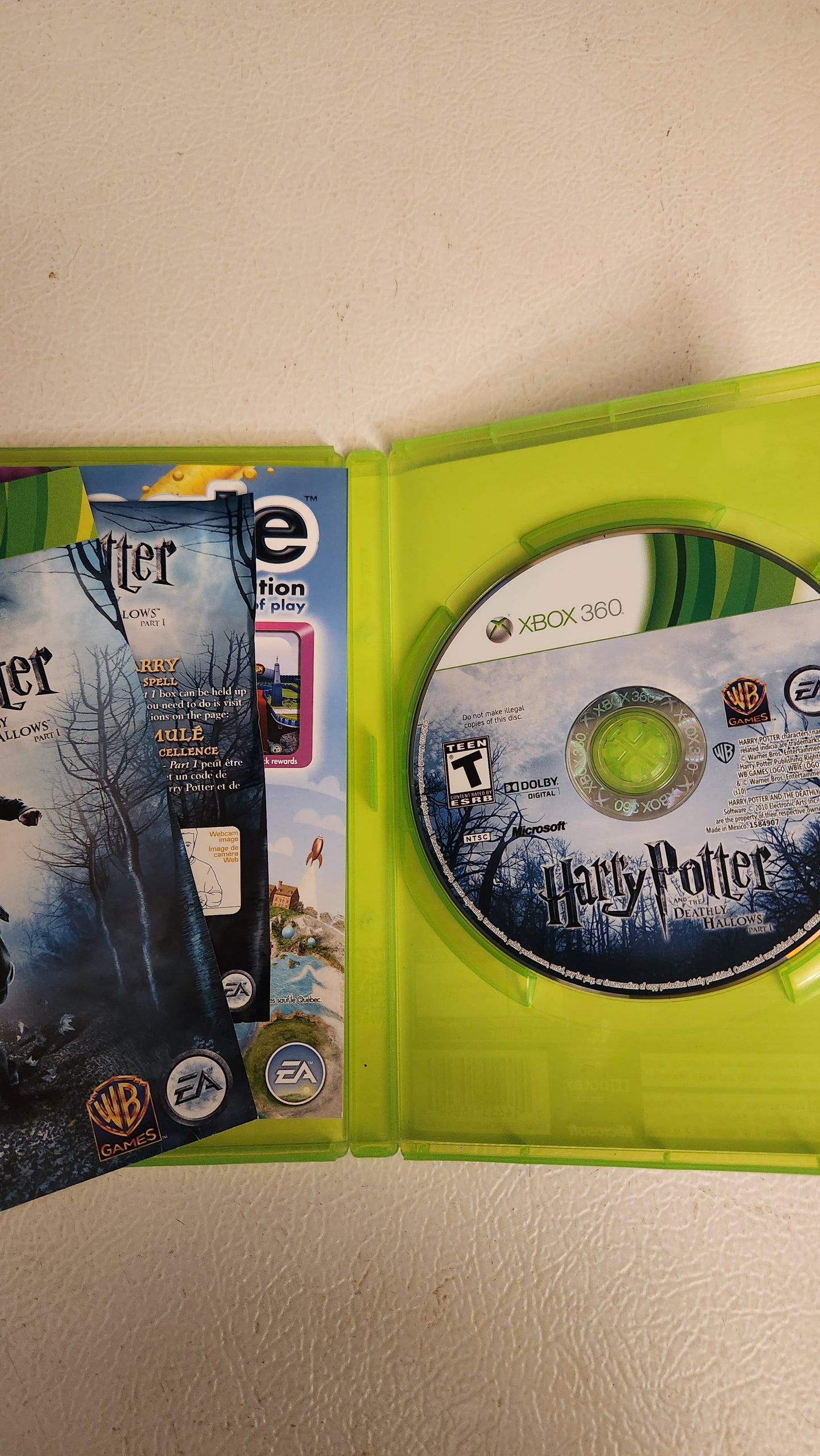 Harry Potter and the Deathly Hallows: Part 1 (Microsoft Xbox 360, 2010)