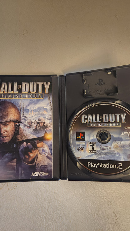 Call of Duty: Finest Hour (PlayStation 2 PS2, 2004)