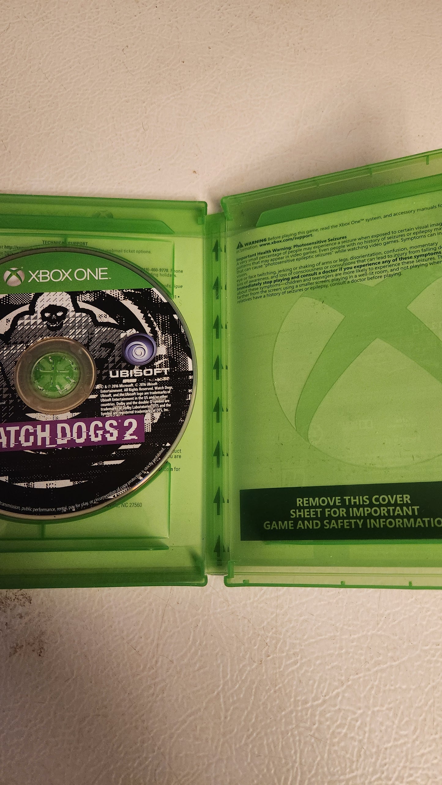 Watch Dogs 2 (Xbox One, 2016)