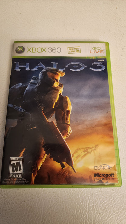Halo 3 CIB With Poster (Xbox 360, 2007)