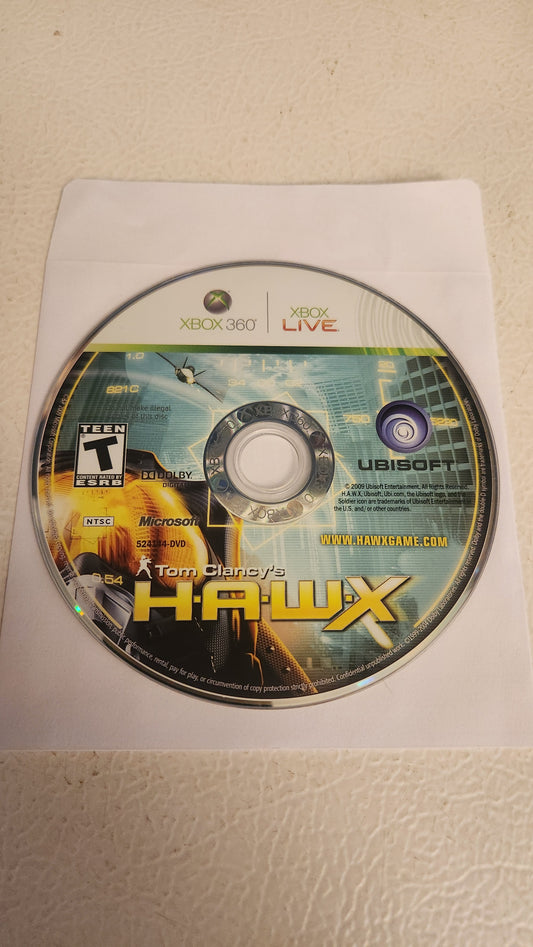 Tom Clancy's H.A.W.X (Microsoft Xbox 360, 2009) DISC ONLY