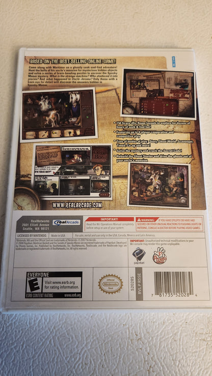 Mortimer Beckett and the Secrets of Spooky Manor (Nintendo Wii, 2008)