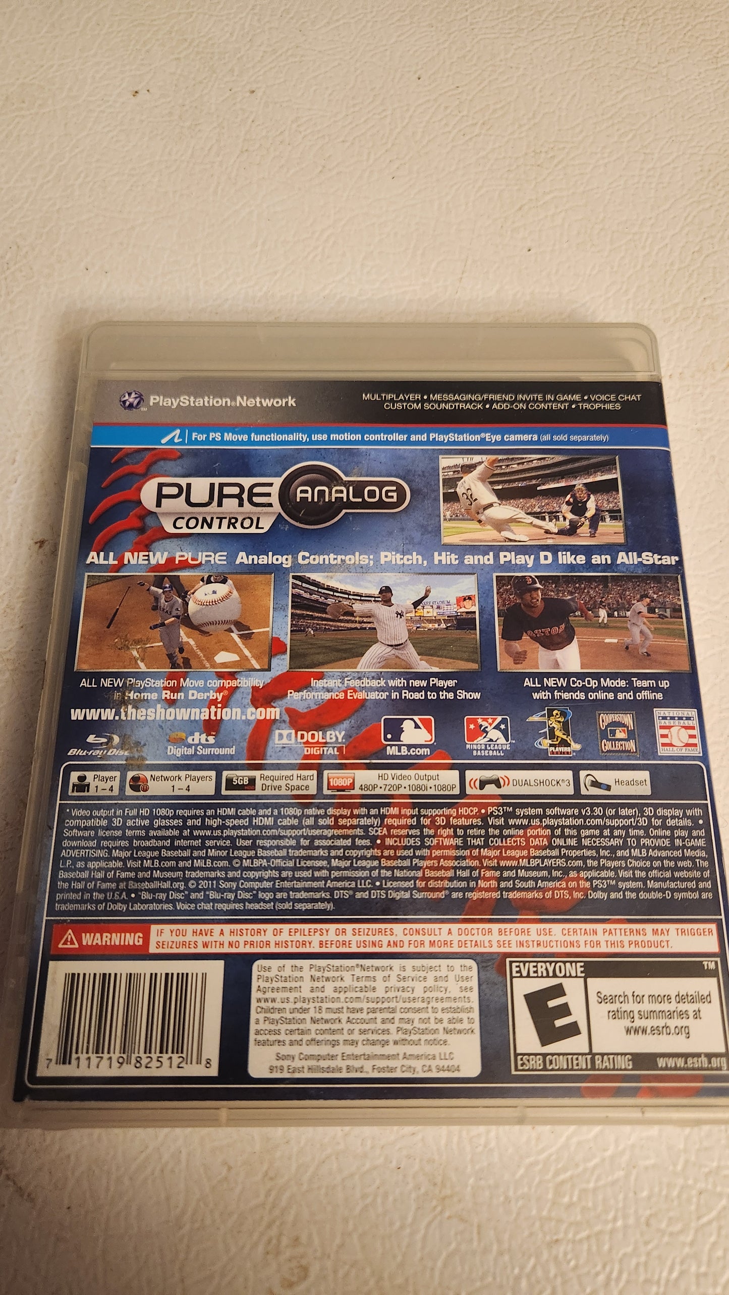MLB 11: The Show (PlayStation 3 PS3, 2011)