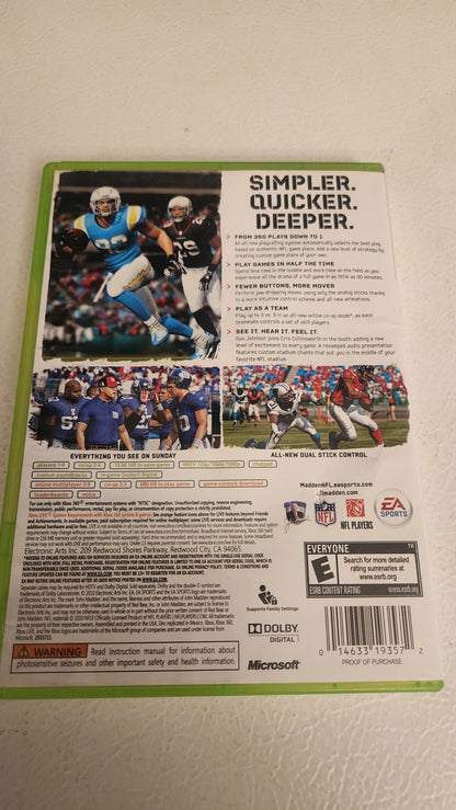 Madden NFL 11 (Xbox 360, 2010)