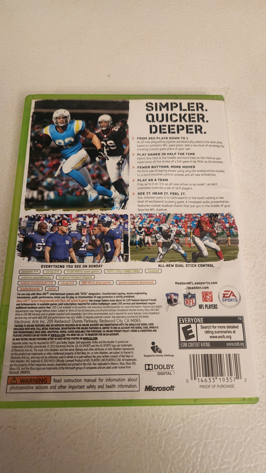 Madden NFL 11 (Xbox 360, 2010)